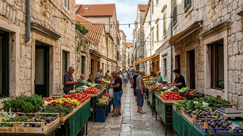 Lučac local market