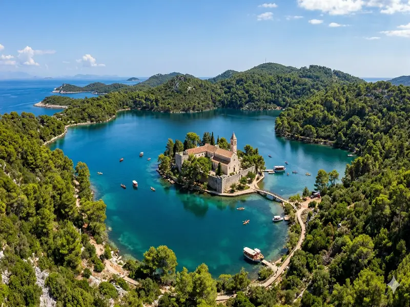 Mljet — national park lake